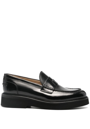 Doucal's 40mm leather loafers - Black