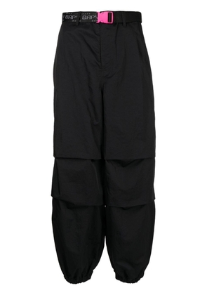 BAPY BY *A BATHING APE® belted straight-leg track pants - Black