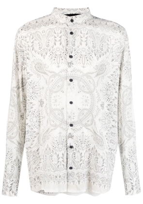 Atu Body Couture x Tessitura paisley-print cotton shirt - Neutrals
