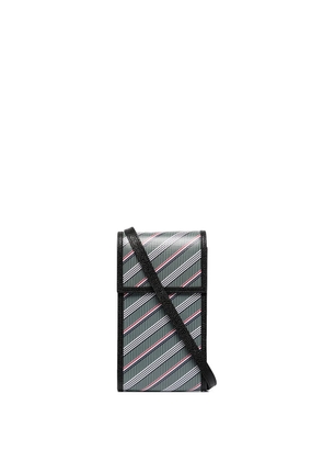 Thom Browne striped phone case - Grey