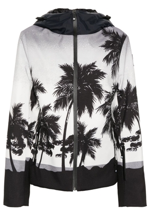 Palm Angels Palms hooded ski jacket - Grey