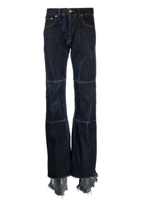 JORDANLUCA extra-long flared jeans - Blue