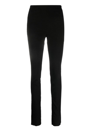 Masnada slip-on linen blend leggings - Black