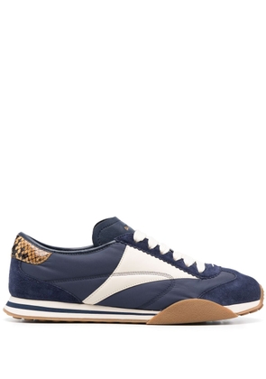 Bally panelled suede sneakers - Blue