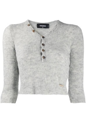 Dsquared2 cropped cardigan - Grey