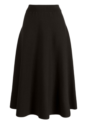 Rosetta Getty Double Face reversible knitted skirt - Brown