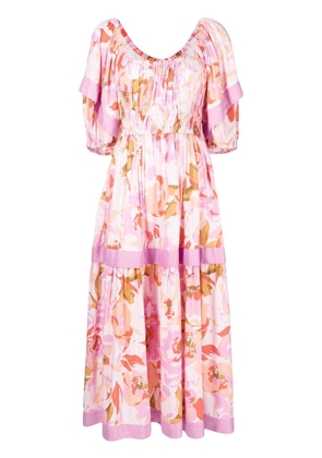Acler Wayland floral maxi dress - Pink