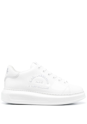 Karl Lagerfeld Rue St Guillaume low-top leather sneakers - White