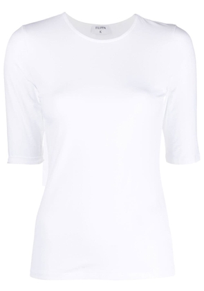 Filippa K round-neck half-sleeve T-shirt - White