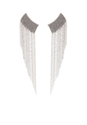 Fabiana Filippi bead-detail chandelier earrings - Silver