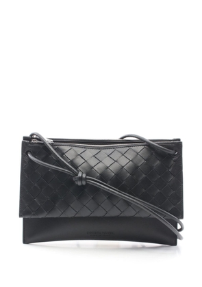 Bottega Veneta Pre-Owned pre-owned 2010s Intrecciato shoulder bag - Black
