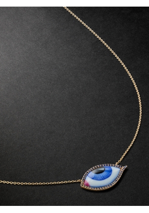 Lito - Grand Bleu Gold, Enamel, Sapphire and Diamond Necklace - Men - Blue