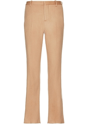 OFF-WHITE Tags Cashmere Slim Pant in Camel - Tan. Size 50 (also in ).