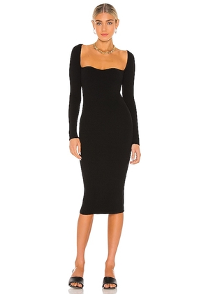 One Grey Day X REVOLVE Olivia Midi Dress in Black. Size L, M, XS.