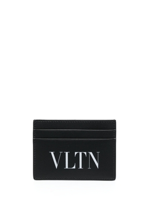 Valentino Garavani VLTN logo-print cardholder - Black