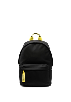 Ferrari logo tag backpack - Black