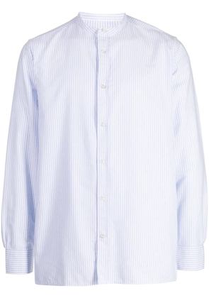 Officine Generale striped cotton shirt - Blue