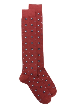 Altea polka dot-pattern knee-high socks - Red