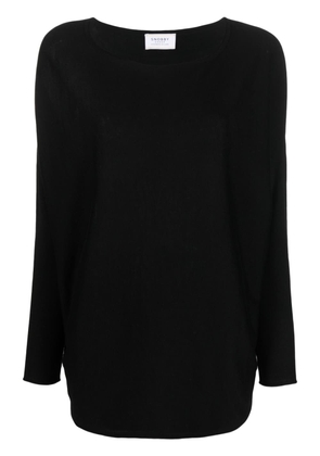 Wild Cashmere long-sleeve knit top - Black