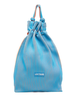 LASTFRAME Knapsack ribbed-knit backpack - Blue