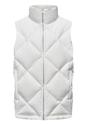 12 STOREEZ quilted padded gilet - White