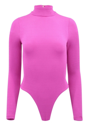 PatBO mock-neck knitted bodysuit - Pink