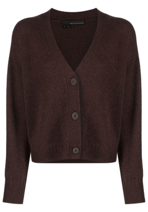 360Cashmere brushed-effect cashmere cardigan - Brown