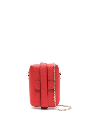 Valextra Tric Trac folded-design leather mini bag - Red
