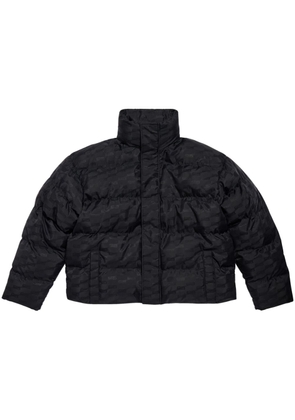 Balenciaga BB Monogram-print puffer jacket - Black