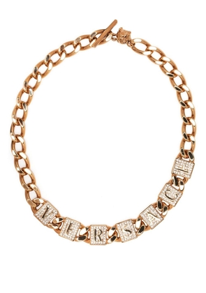Versace Versace Tiles crystal-embellished choker necklace - Gold