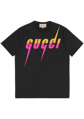 Gucci logo-print cotton T-shirt - Black
