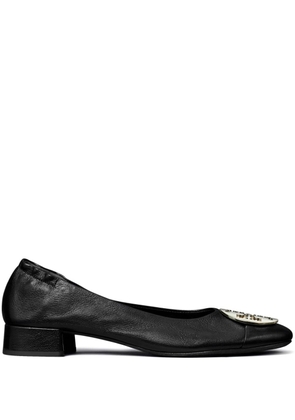 Tory Burch Claire 25mm leather Ballerina shoes - Black