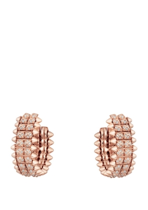 Cartier Rose Gold And Diamond Clash De Cartier Earrings