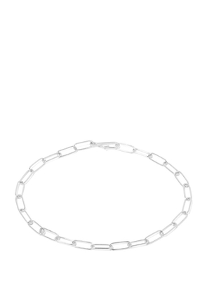 Annoushka White Gold Large Cable Chain Bracelet