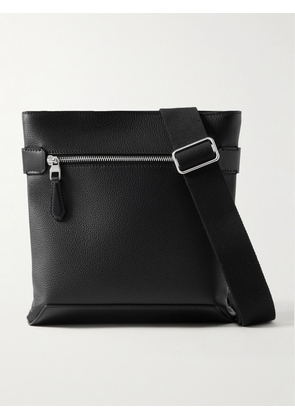 Dunhill - 1893 Harness Full-Grain Leather Messenger Bag - Men - Black