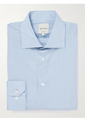 Paul Smith - Slim-Fit Striped Cotton Shirt - Men - Blue - UK/US 15