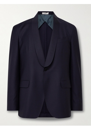 Boglioli - Shawl-Lapel Virgin Wool-Blend Tuxedo Jacket - Men - Blue - IT 46