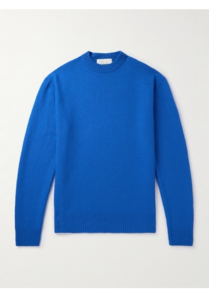 Jil Sander - Boiled Wool Sweater - Men - Blue - IT 46