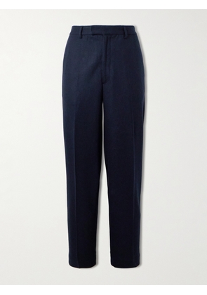 Sunspel - Casely-Hayford Straight-Leg Wool Suit Trousers - Men - Blue - S