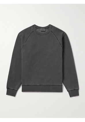 Carhartt WIP - Taos Garment-Dyed Cotton-Jersey Sweatshirt - Men - Gray - XS
