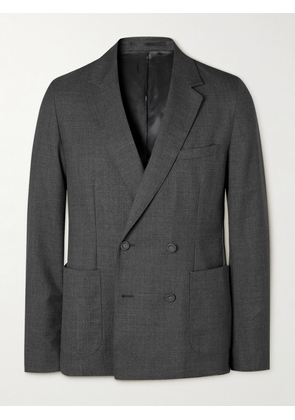 Officine Générale - Leon Double-Breasted Wool Suit Jacket - Men - Gray - IT 44