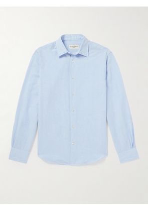 Officine Générale - Giacomo Cotton and Linen-Blend Shirt - Men - Blue - XS