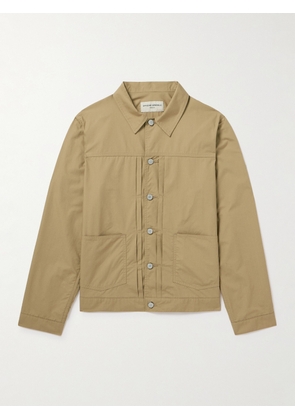 Officine Générale - Leo Garment-Dyed Organic Cotton Overshirt - Men - Neutrals - XS