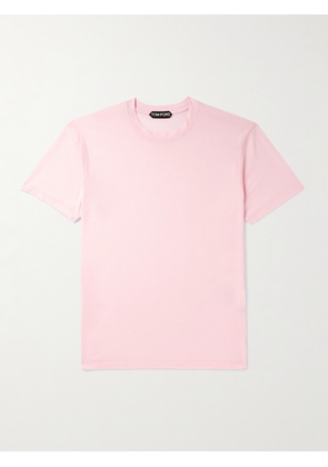 TOM FORD - Slim-Fit Lyocell and Cotton-Blend Jersey T-Shirt - Men - Pink - IT 44
