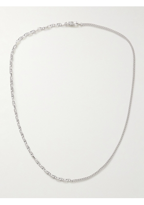 Tom Wood - Rue Rhodium-Plated Chain Necklace - Men - Silver