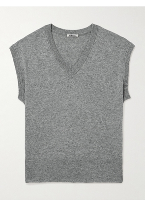 Auralee - Cashmere and Silk-Blend Sweater Vest - Men - Gray - 3