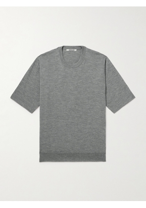 Auralee - Cashmere T-Shirt - Men - Gray - 3