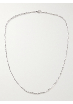 Tom Wood - Spike Rhodium-Plated Chain Necklace - Men - Silver