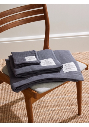 Japan Best - Japanese Organic-Cotton Gauze Towels Set - Men - Gray
