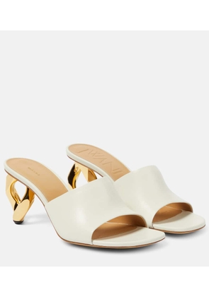JW Anderson Chain Heel leather mules